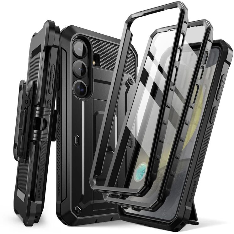 Защитный чехол Supcase Unicorn Beetle Pro Rugged Case 2 Set для Samsung Galaxy S25 (S931) 843439156388 - Black: фото 1 из 12