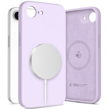 Защитный чехол Tech-Protect Liquid Silicone MagSafe для Apple iPhone 16e - Mauve: фото 1 из 4