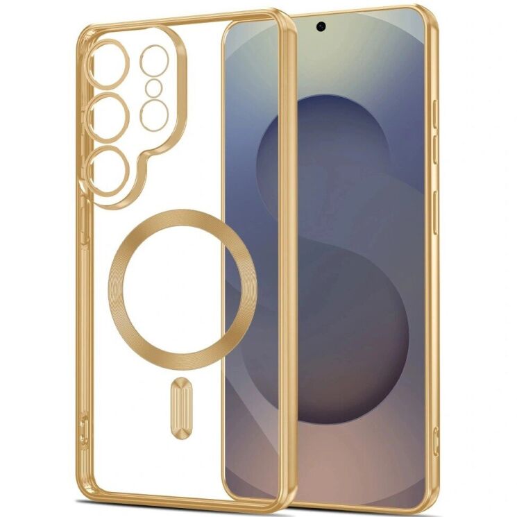 Защитный чехол Tech-Protect MagFlex MagSafe для Samsung Galaxy S26 Ultra (S948) - Shiny Gold: фото 2 из 5