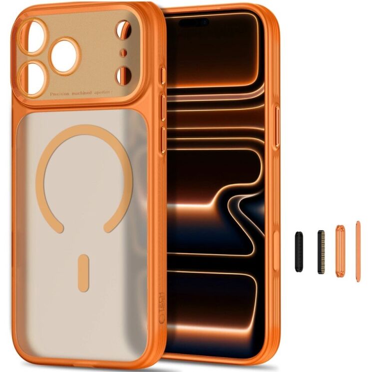 Захисний чохол Tech-Protect MagPrime MagSafe для iPhone 18 Pro Max / 17 Pro Max (5906302324804) - Orange (423910O) Захисний чохол Tech-Protect MagPrime MagSafe для iPhone 18 Pro Max / 17 Pro Max (5906302324804) - Orange: фото 2 з 8