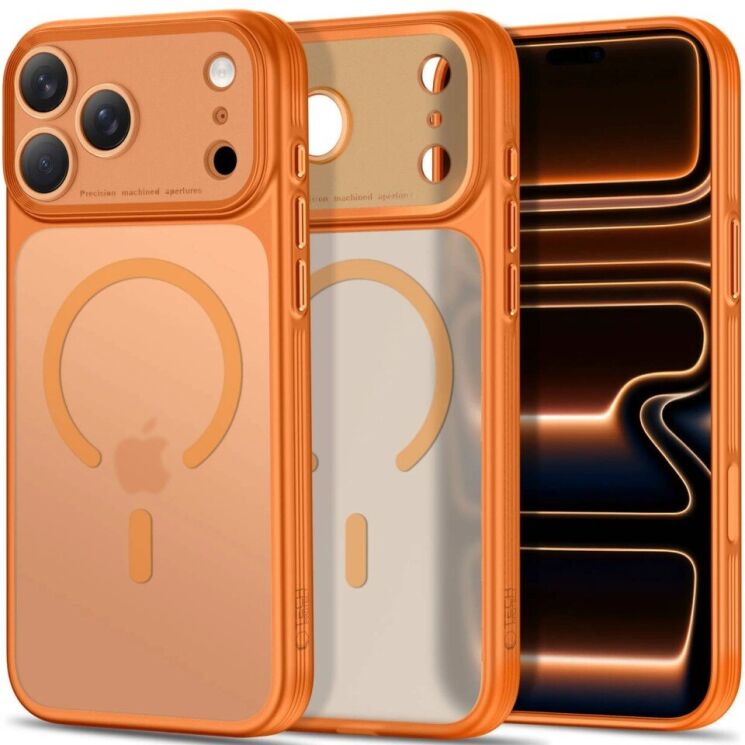 Захисний чохол Tech-Protect MagPrime MagSafe для iPhone 18 Pro Max / 17 Pro Max (5906302324804) - Orange (423910O) Захисний чохол Tech-Protect MagPrime MagSafe для iPhone 18 Pro Max / 17 Pro Max (5906302324804) - Orange: фото 1 з 8