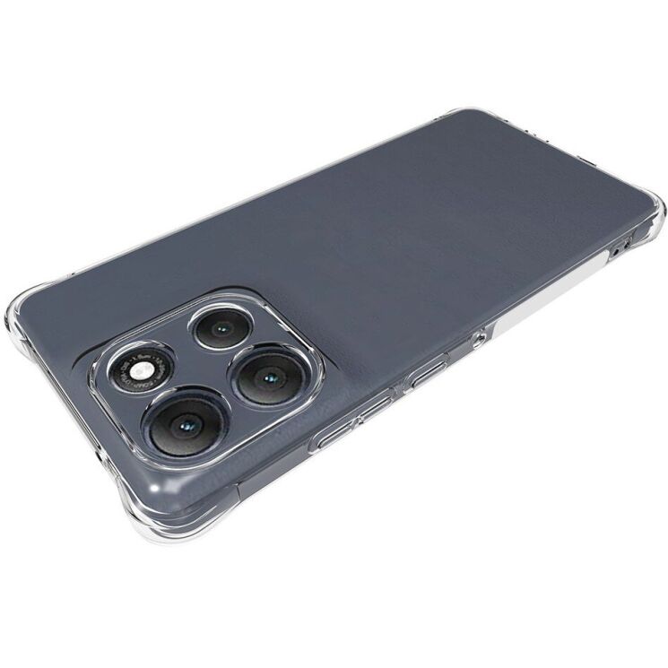 Захисний чохол UniCase AirBag Flow для Motorola Moto G86 Power - Transparent: фото 3 з 5