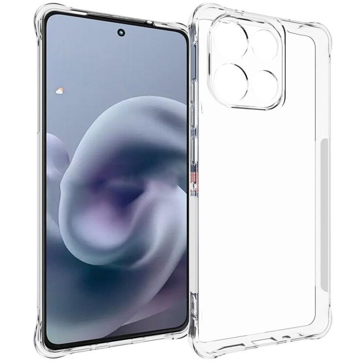 Захисний чохол UniCase AirBag Flow для Motorola Moto G86 Power - Transparent: фото 1 з 5