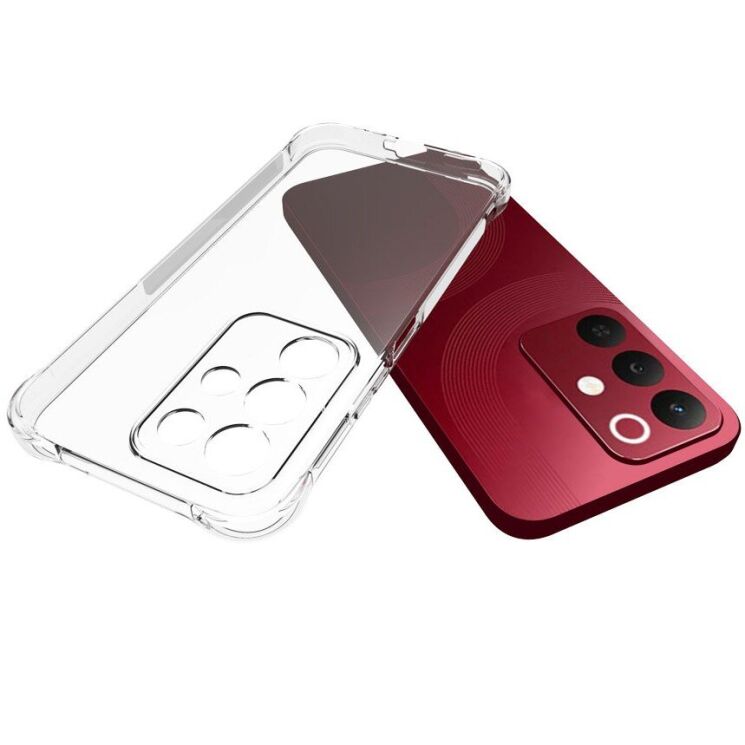 Защитный чехол UniCase AirBag Flow для Realme C85 - Transparent: фото 4 из 5