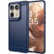 Защитный чехол UniCase Carbon для Motorola Edge 50 Ultra - Blue (354020L). Фото 1 из 8