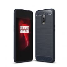 Защитный чехол UniCase Carbon для OnePlus 6T - Dark Blue: фото 1 из 8