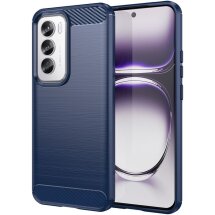 Защитный чехол UniCase Carbon для OPPO Reno 12 Pro - Blue: фото 1 из 8