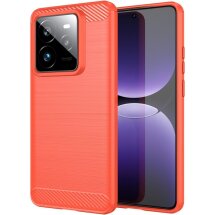 Защитный чехол UniCase Carbon для Realme GT 7 Pro - Red: фото 1 из 8