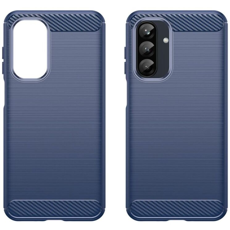Защитный чехол UniCase Carbon для Samsung Galaxy A26 (A266) - Blue: фото 2 из 8