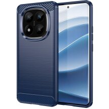 Защитный чехол UniCase Carbon для Xiaomi Redmi Note 14 Pro Plus - Blue: фото 1 из 8