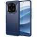 Защитный чехол UniCase Carbon для Xiaomi Redmi Note 14 Pro Plus - Blue (373208L). Фото 1 из 8