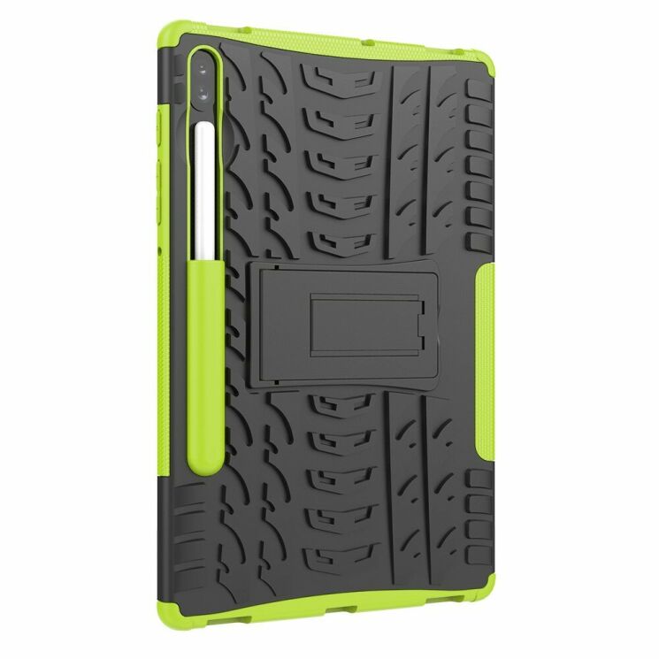 Захисний чохол UniCase Combo для Samsung Galaxy Tab S6 (T860/865) - Green: фото 9 з 9