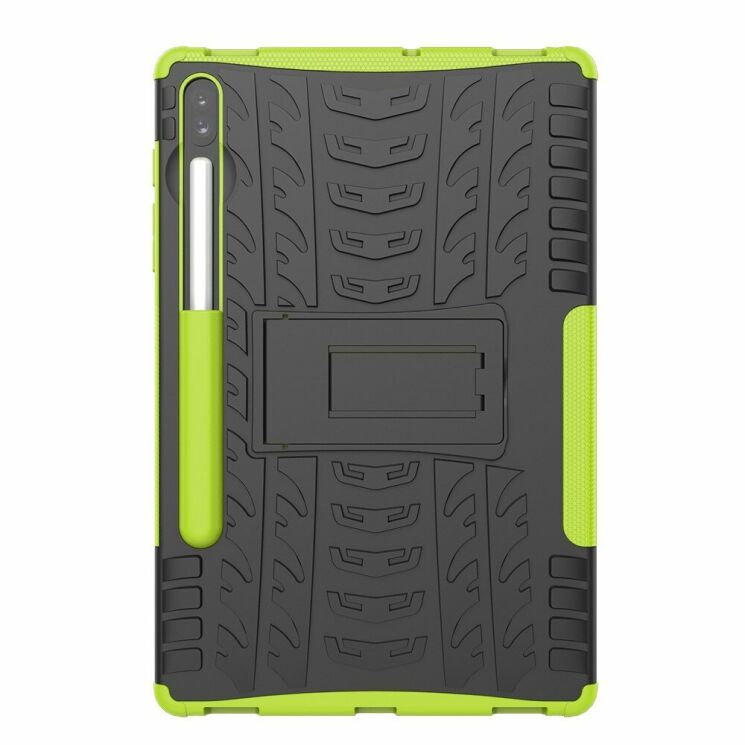 Захисний чохол UniCase Combo для Samsung Galaxy Tab S6 (T860/865) - Green: фото 4 з 9