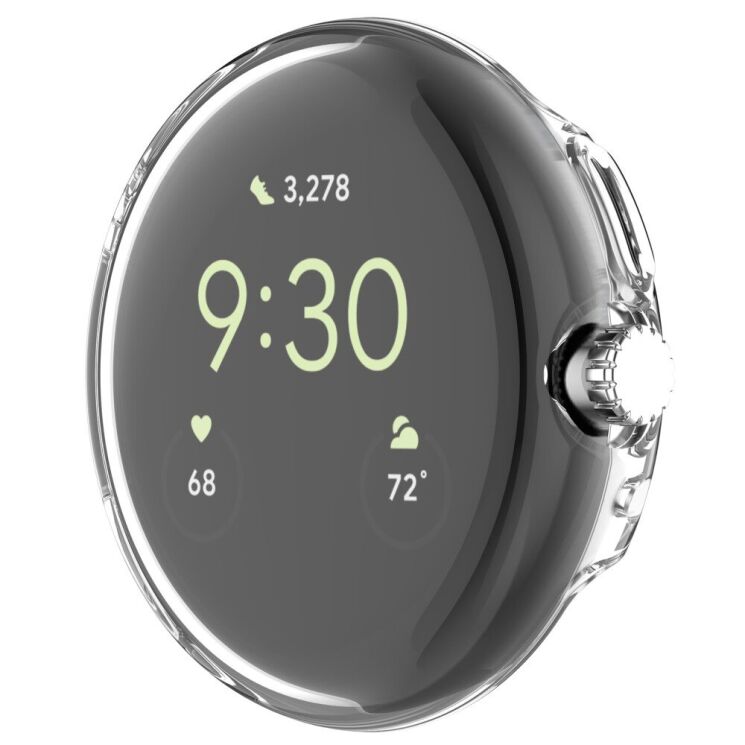 Защитный чехол UniCase Crystal Cover для Google Pixel Watch / Watch 2 - Transparent: фото 4 из 7