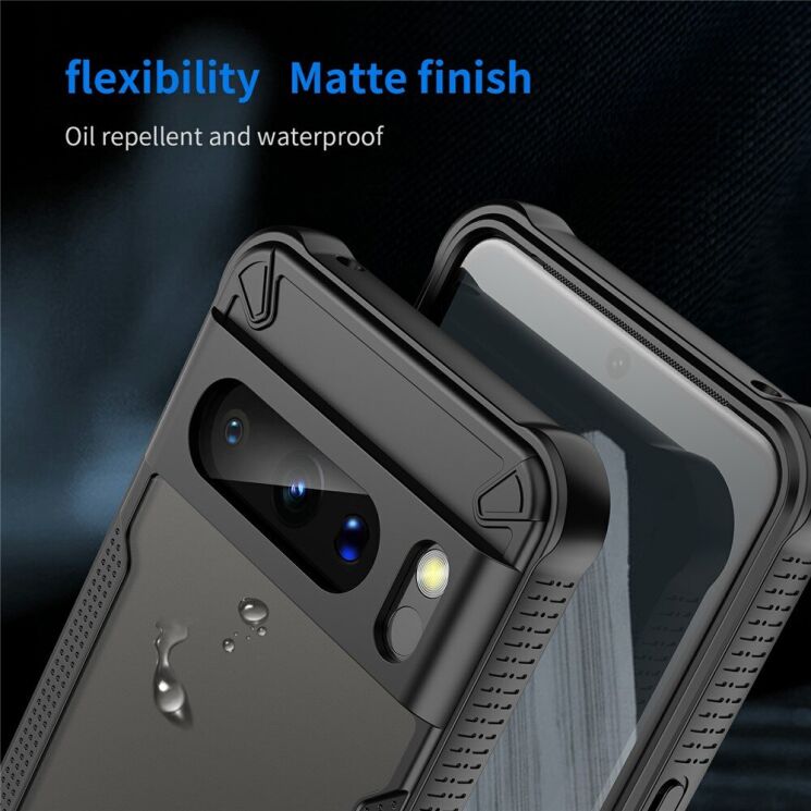 Защитный чехол UniCase Falcon Frame для Google Pixel 8 Pro - Black: фото 7 из 10