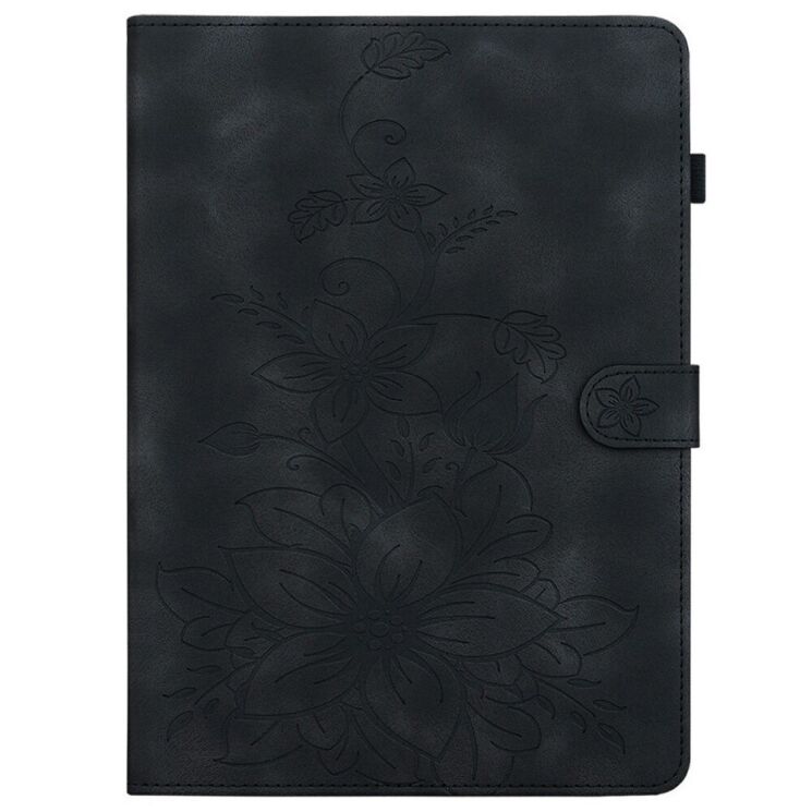Защитный чехол UniCase Flower для TECNO Megapad 11 - Black: фото 5 из 7