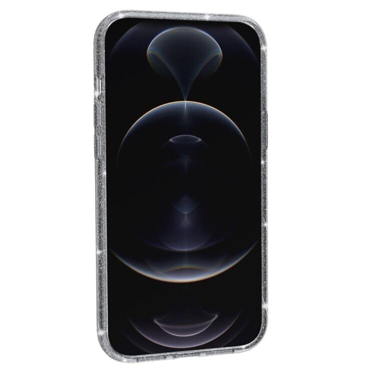 Захисний чохол UniCase Glitter Shell для Apple iPhone 14 - Grey: фото 3 з 9
