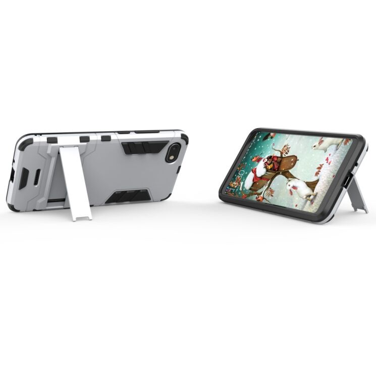 Захисний чохол UniCase Hybrid для Xiaomi Redmi 6A - Silver: фото 5 з 7