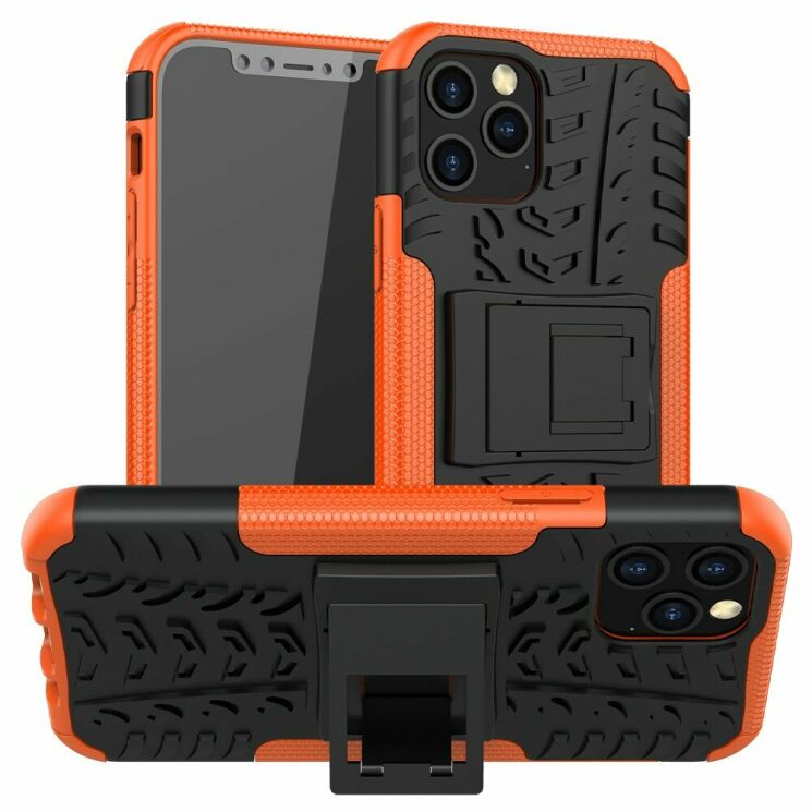 Защитный чехол UniCase Hybrid X для Apple iPhone 12 / iPhone 12 Pro - Orange: фото 1 из 10