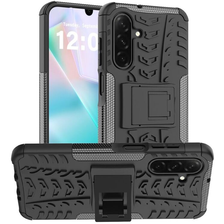 Защитный чехол UniCase Hybrid X для Samsung Galaxy A26 (A266) - Black: фото 1 из 17
