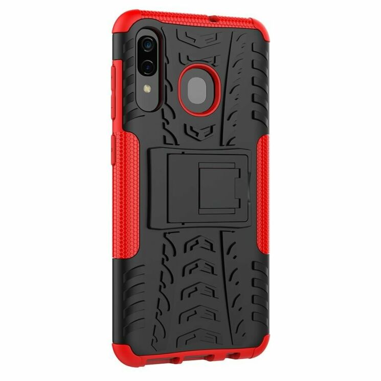 Захисний чохол UniCase Hybrid X для Samsung Galaxy A30 (A305) / A20 (A205) - Red: фото 8 з 8