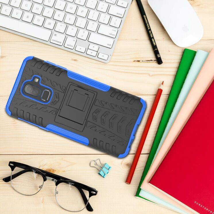 Протиударний чохол UniCase Hybrid X для Samsung Galaxy J8 2018 (J810) - Blue: фото 3 з 6