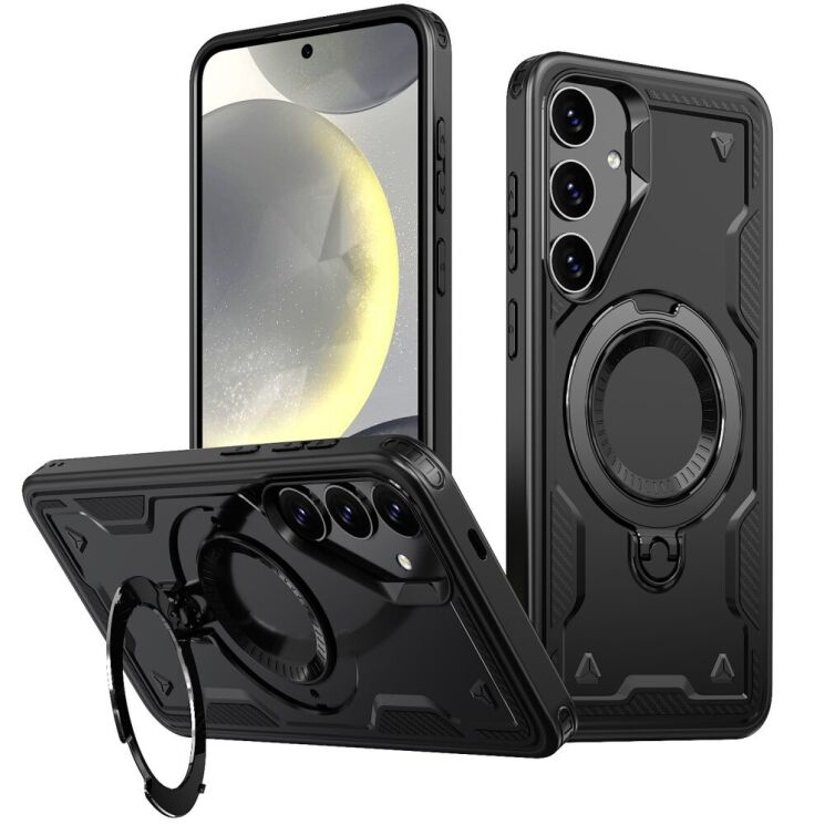 Защитный чехол UniCase Lander Armor для Samsung Galaxy S24 (S921) / Galaxy S25 (S931) - Black: фото 1 из 6