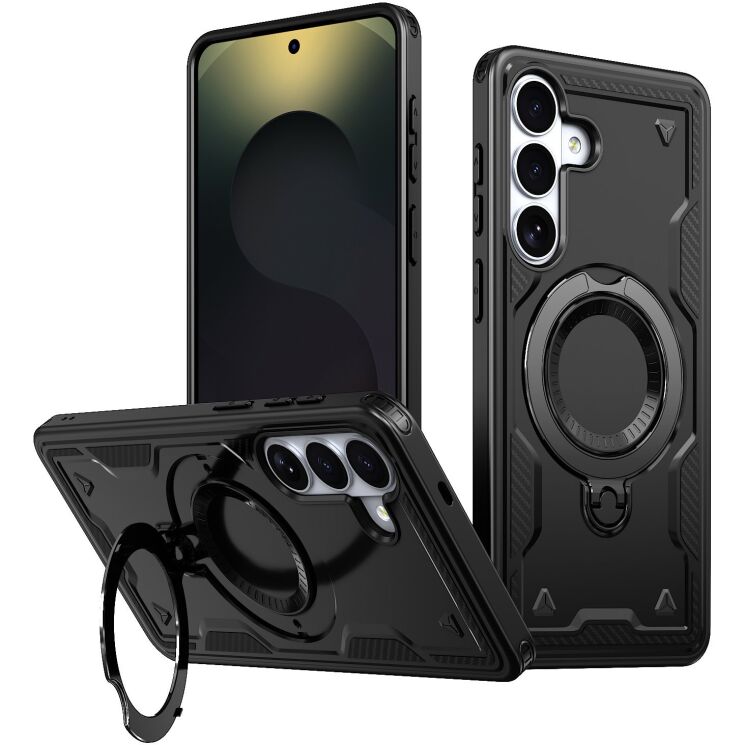 Защитный чехол UniCase Lander Armor для Samsung Galaxy S26 (S942) - Black: фото 1 из 5