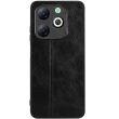 Защитный чехол UniCase Leather Series для Infinix Smart 8 - Black (344116B)
