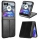 Защитный чехол UniCase Leather Series (FF) для Motorola Razr 50 / Razr 70 - Black (358721B). Фото 1 из 7