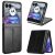 Защитный чехол UniCase Leather Series (FF) для Motorola Razr 50 / Razr 70 - Black: фото 1 из 7