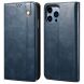Защитный чехол UniCase Leather Wallet для Apple iPhone 14 Pro Max - Blue (301268L). Фото 1 из 9