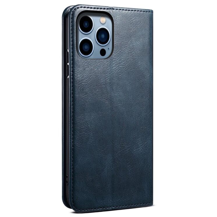 Защитный чехол UniCase Leather Wallet для Apple iPhone 14 Pro Max - Blue: фото 3 из 9