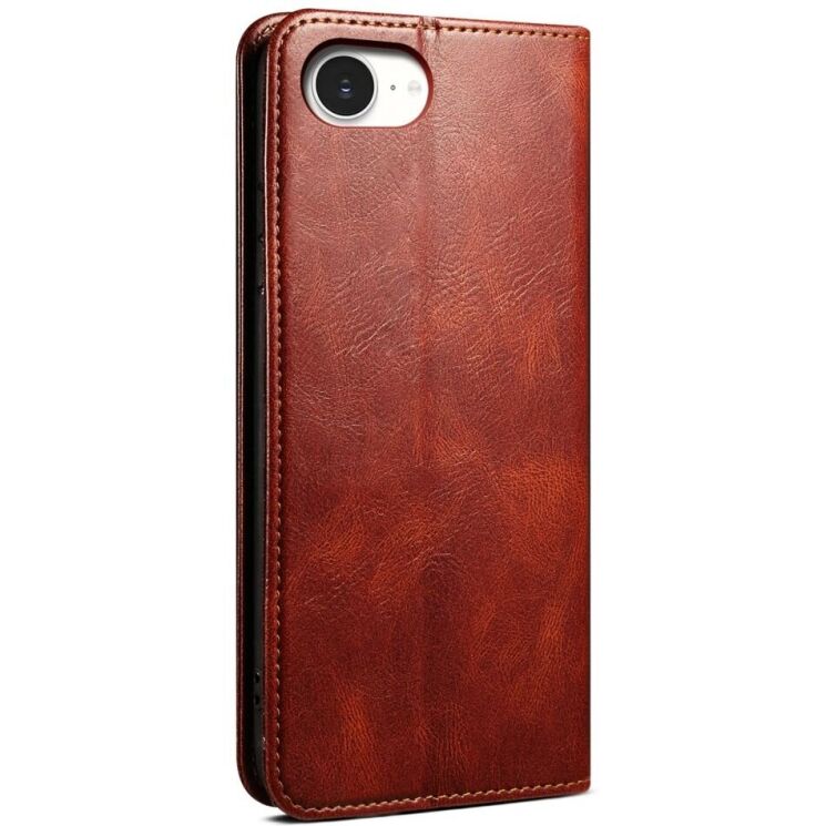 Захисний чохол UniCase Leather Wallet для Apple iPhone 16e - Brown: фото 7 з 7