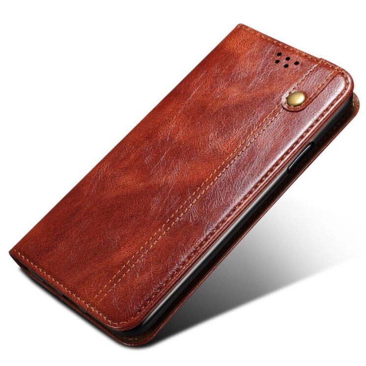 Захисний чохол UniCase Leather Wallet для Apple iPhone 16e - Brown: фото 4 з 7