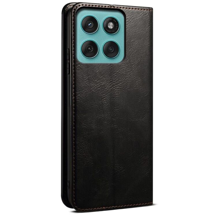 Защитный чехол UniCase Leather Wallet для Motorola Edge 60 / Edge 60 Fusion - Black: фото 6 из 7