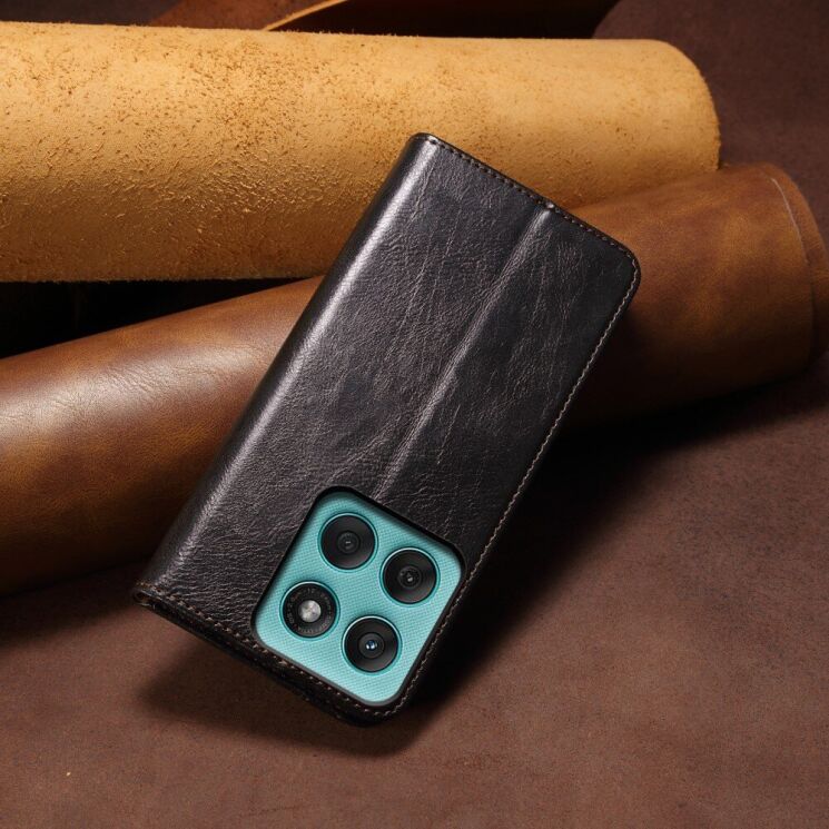Защитный чехол UniCase Leather Wallet для Motorola Edge 60 / Edge 60 Fusion - Black: фото 7 из 7