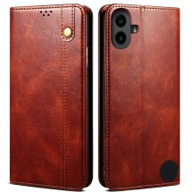 Защитный чехол UniCase Leather Wallet для Nothing CMF Phone 1 - Brown: фото 1 из 6