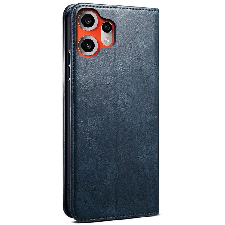 Захисний чохол UniCase Leather Wallet для Nothing CMF Phone 2 Pro - Blue: фото 6 з 7