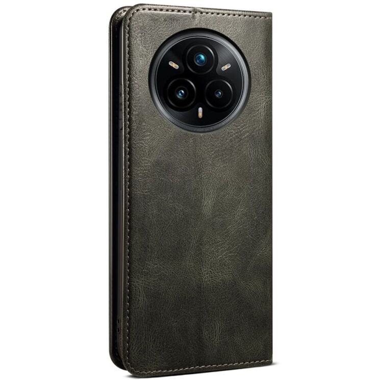 Защитный чехол UniCase Leather Wallet для Realme 14 Pro Plus - Green: фото 7 из 7