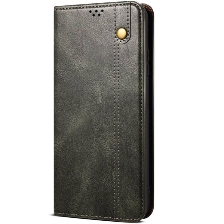 Захисний чохол UniCase Leather Wallet для Samsung Galaxy S25 Edge (S937) - Green: фото 6 з 7