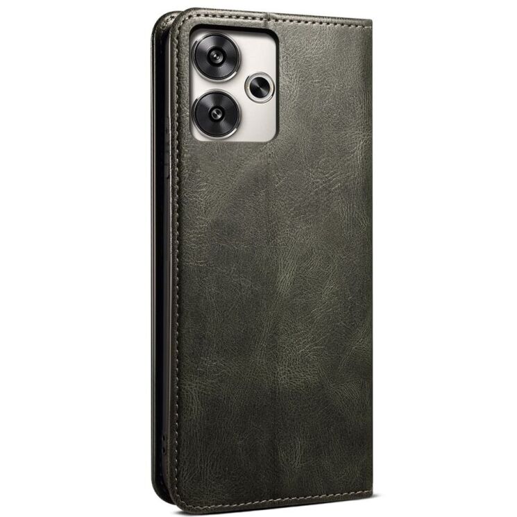 Защитный чехол UniCase Leather Wallet для Xiaomi Redmi 13 - Green: фото 5 из 6
