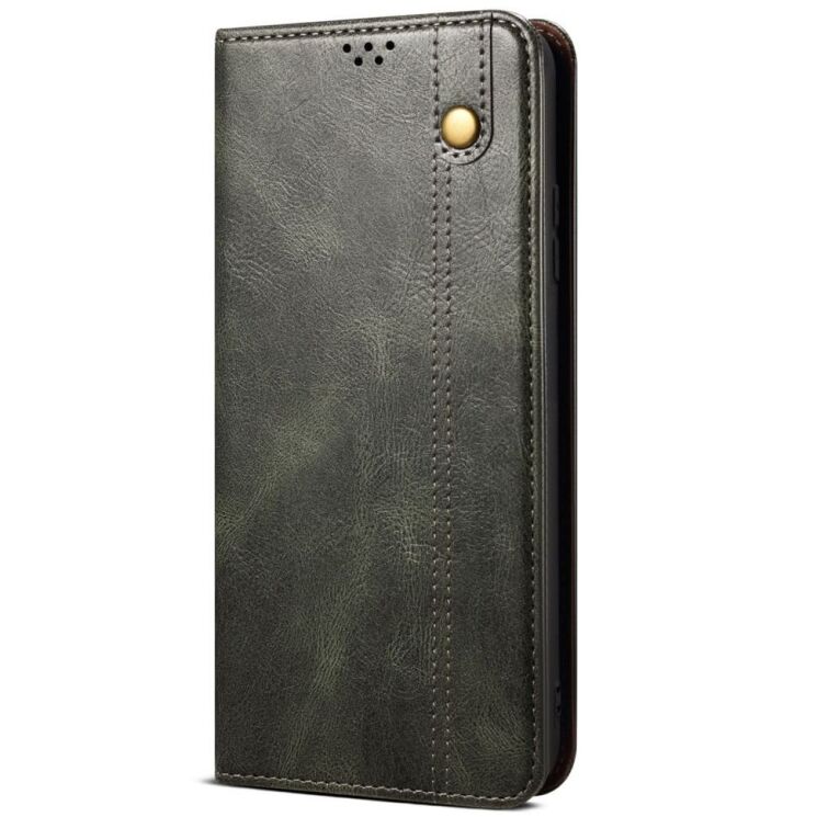 Защитный чехол UniCase Leather Wallet для Xiaomi Redmi 13 - Green: фото 4 из 6