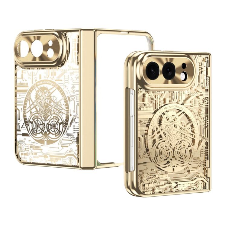 Захисний чохол UniCase Mechanical Legend для iPhone Duo - Gold: фото 2 з 8