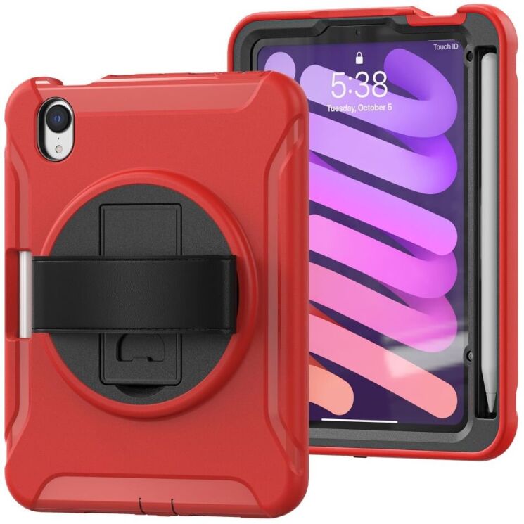 Захисний чохол UniCase Rugged-X для Apple iPad mini 6 / 7 (2021/2024) - Red: фото 2 з 12
