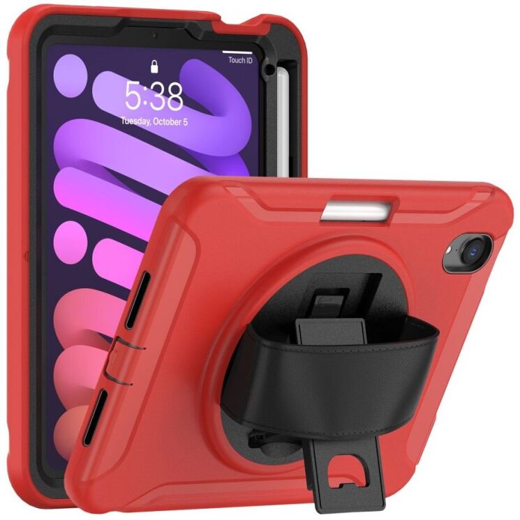 Захисний чохол UniCase Rugged-X для Apple iPad mini 6 / 7 (2021/2024) - Red: фото 1 з 12