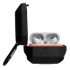 Захисний чохол URBAN ARMOR GEAR (UAG) Hardcase для Apple AirPods Pro - Black/Orange (263221BO). Фото 1 з 8