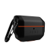 Захисний чохол URBAN ARMOR GEAR (UAG) Hardcase для Apple AirPods Pro - Black/Orange (263221BO). Фото 6 з 8