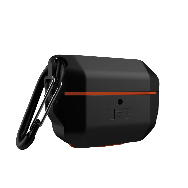 Захисний чохол URBAN ARMOR GEAR (UAG) Hardcase для Apple AirPods Pro - Black/Orange: фото 6 з 8