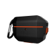Захисний чохол URBAN ARMOR GEAR (UAG) Hardcase для Apple AirPods Pro - Black/Orange (263221BO). Фото 5 з 8